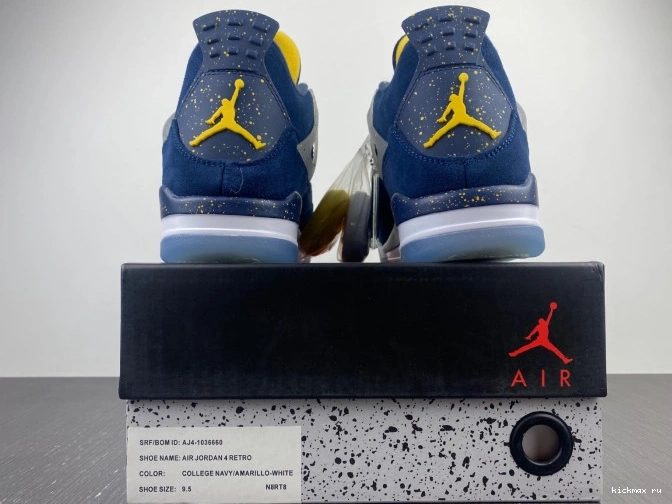 Cheap MAX Jordan Retro 4 (PE) Michigan AJ4-1036660 Air 0727